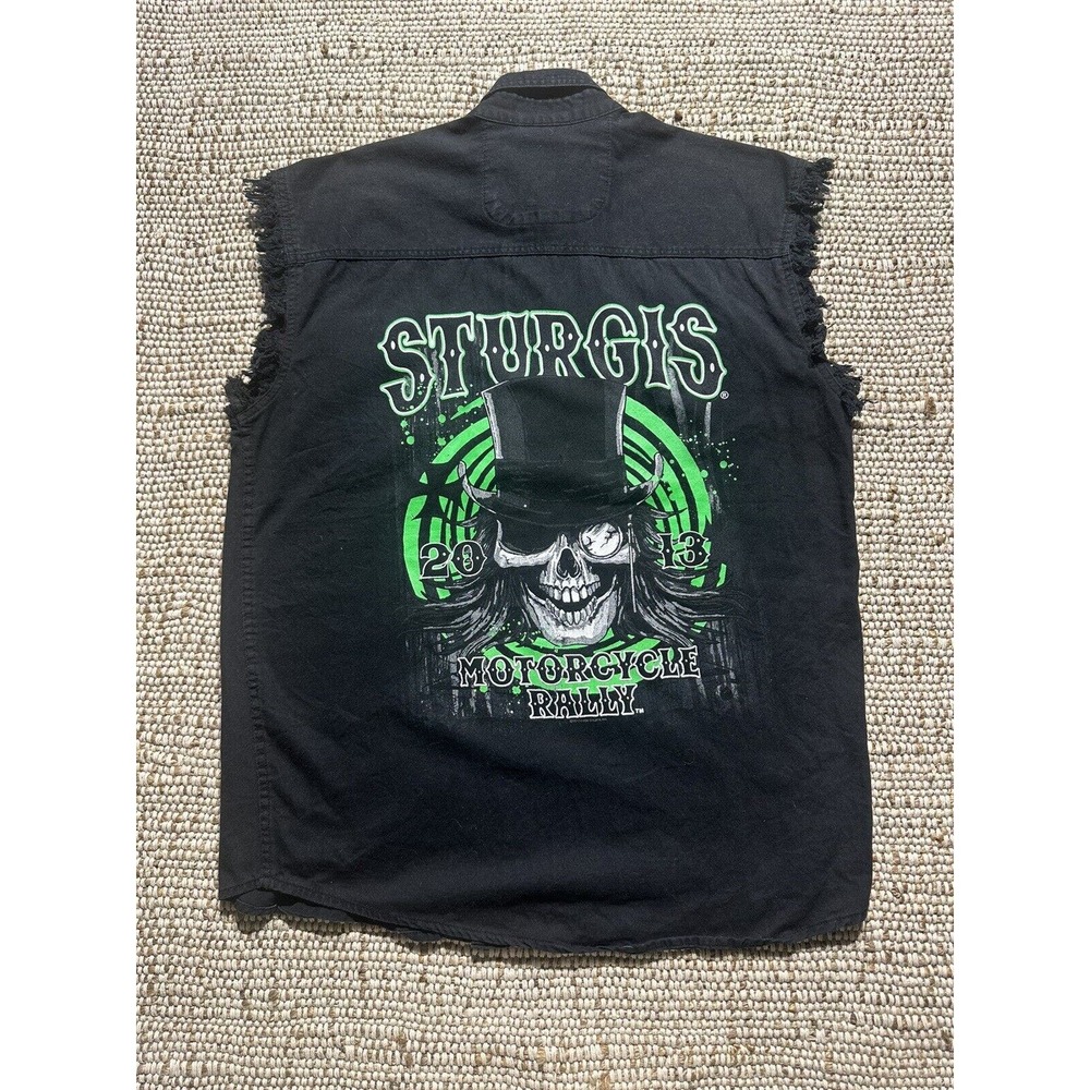 Sturgis Sleeveless Button Up | Size L | Excellent Condition